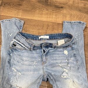 KanCan Light Blue Distressed Boyfriend Jeans